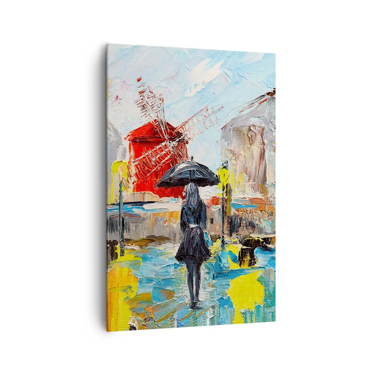 Schilderen op canvas - Parijse legendes - 80x120 cm