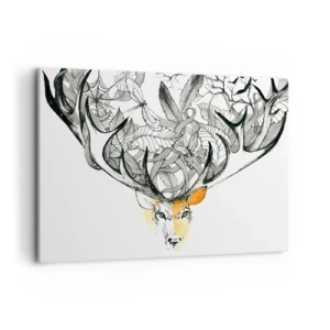 Schilderen op canvas - Hoorns van overvloed - 100x70 cm