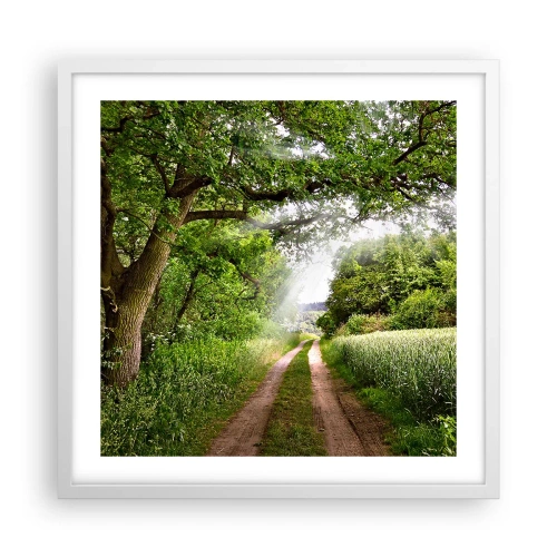 Poster in een witte lijst - Et in Arcadia ego - 50x50 cm