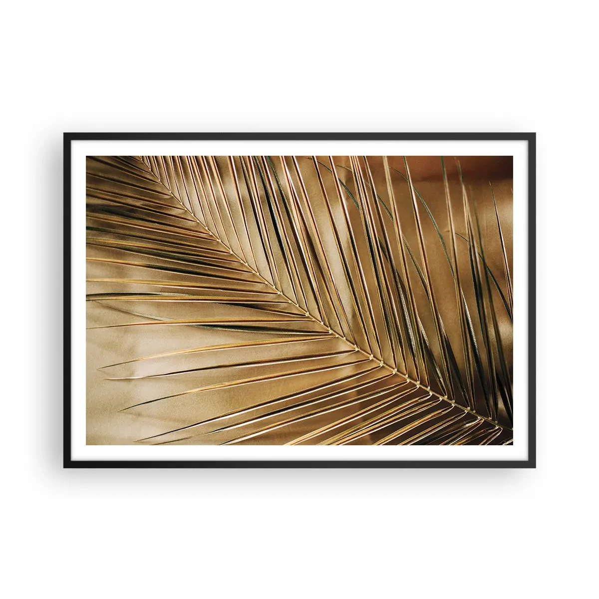 Poster in een zwarte lijst - Natuurlijke zuilengalerij - 100x70 cm