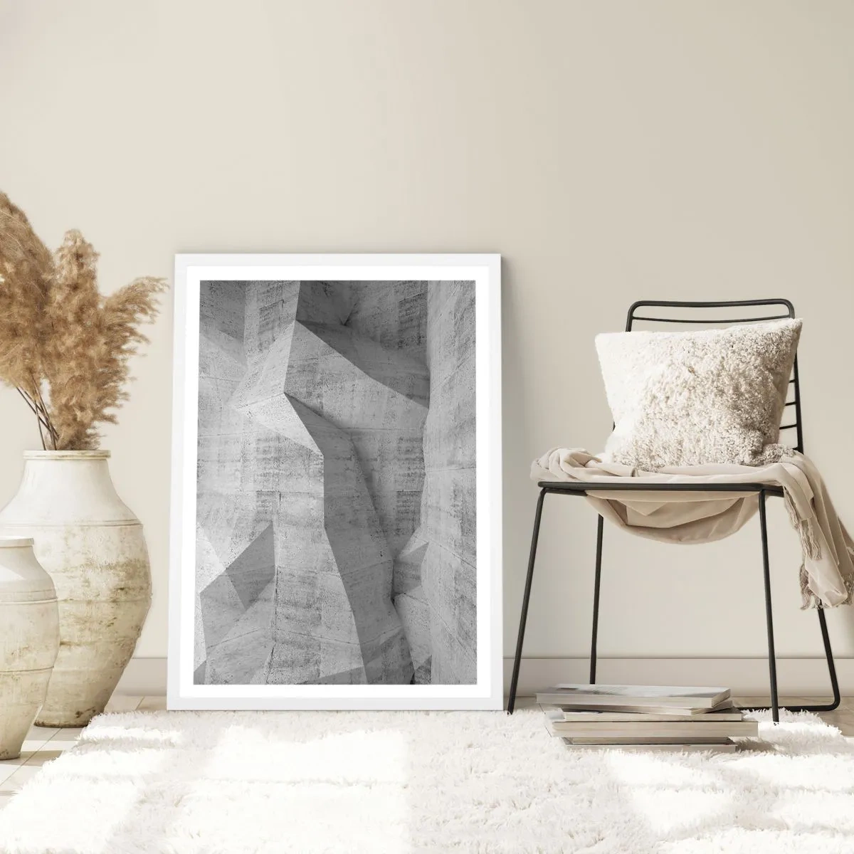 Poster in een witte lijst - Een echte uitdaging - 30x40 cm