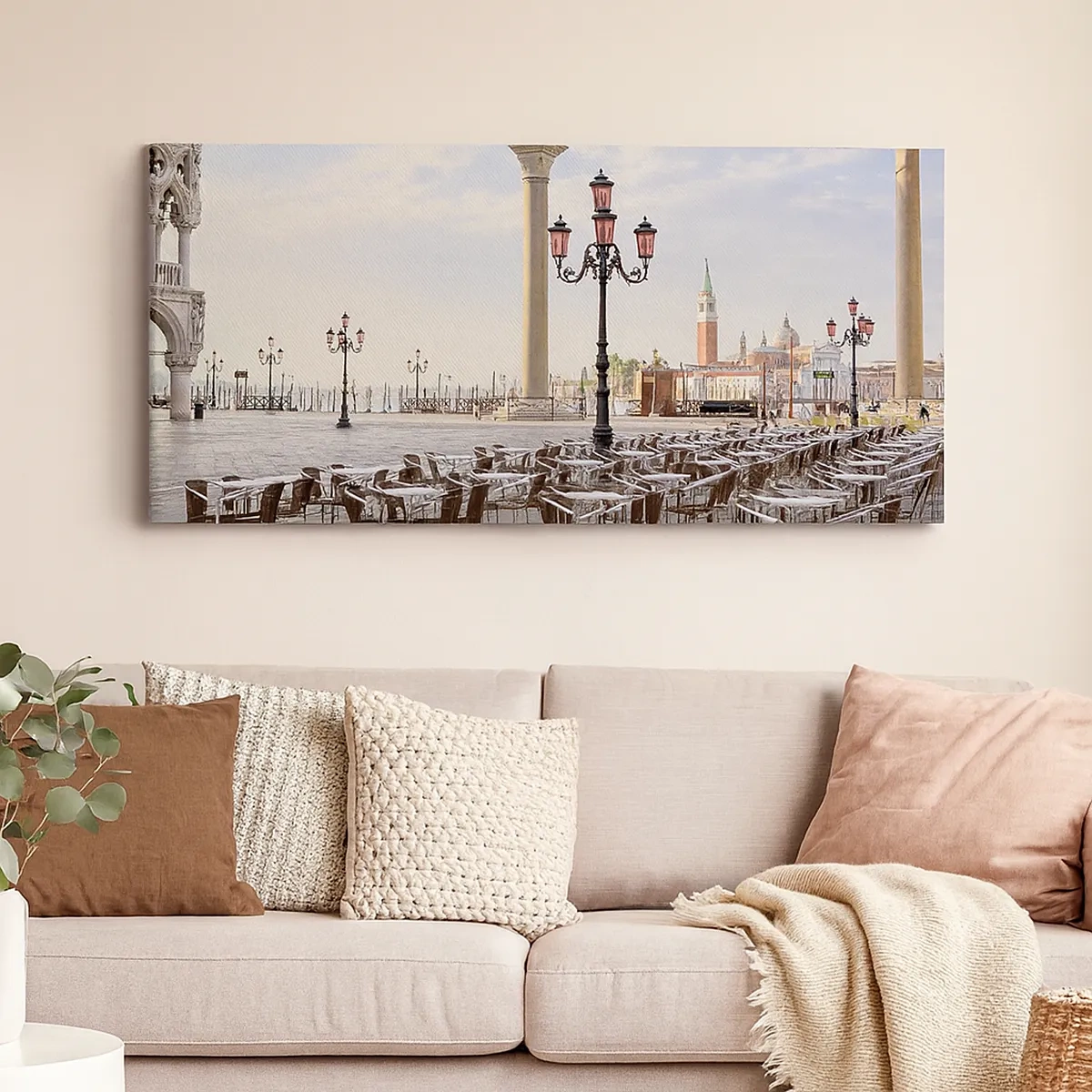 Schilderen op canvas - We nodigen je uit, alles staat klaar - 30x30 cm