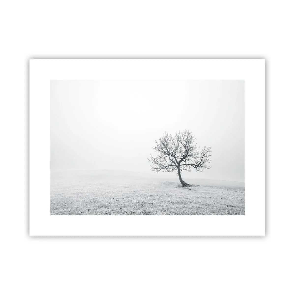 Poster - Tegen het niets - 40x30 cm