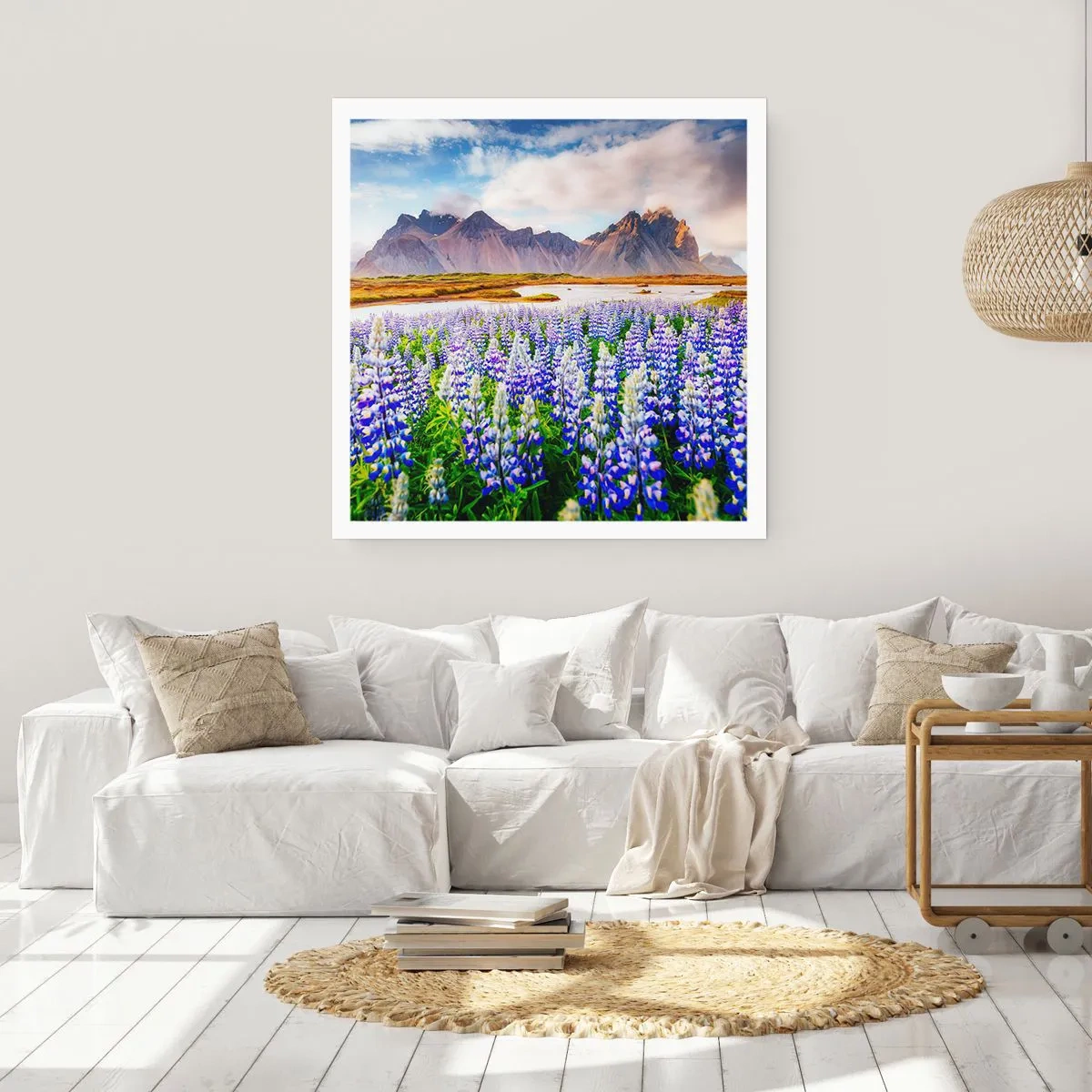 Poster - Kracht en soberheid naast zachtheid - 40x40 cm