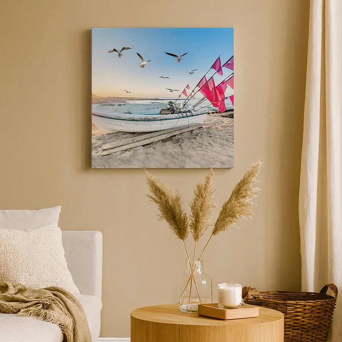 Schilderen op canvas - Een welverdiende rust - 30x30 cm