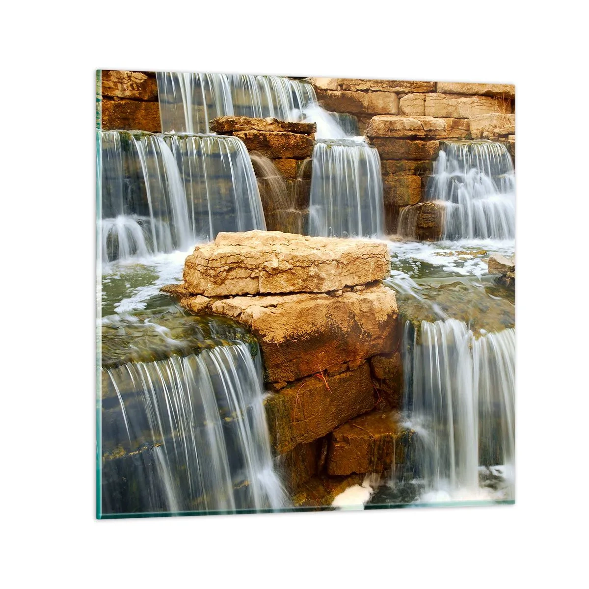 Schilderen op glas - Trap naar de hemel - 70x70 cm