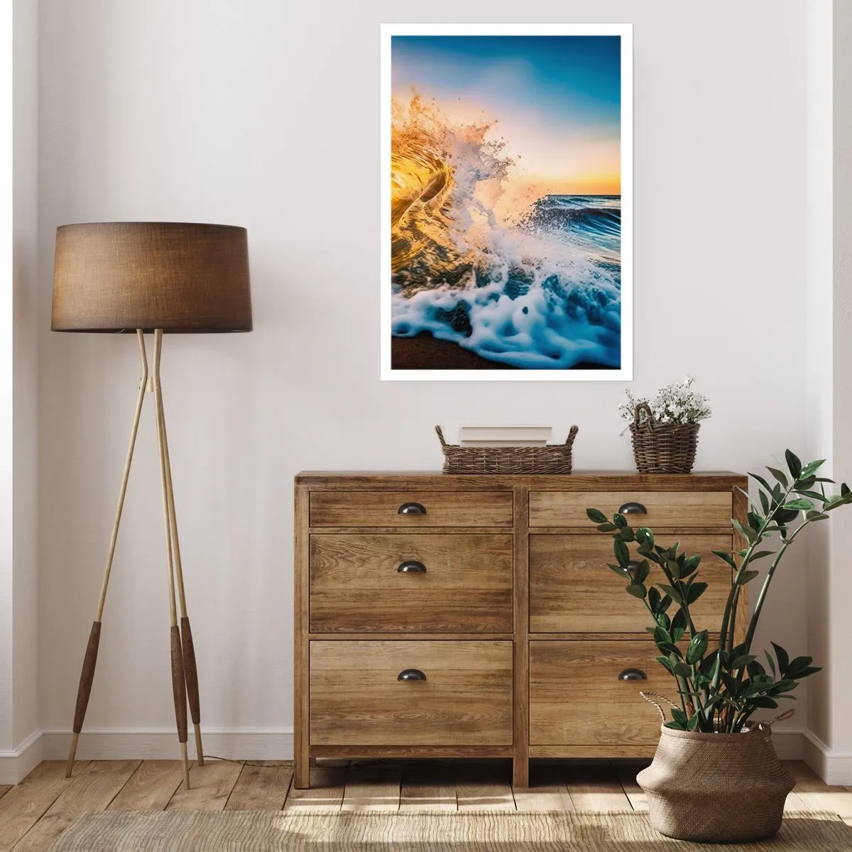 Poster - Plezier in het zand - 50x70 cm