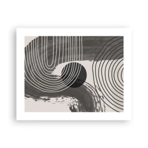 Poster - Het ovaal wint - 50x40 cm