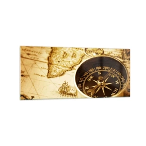 Schilderen op glas - Oost of west? - 120x50 cm