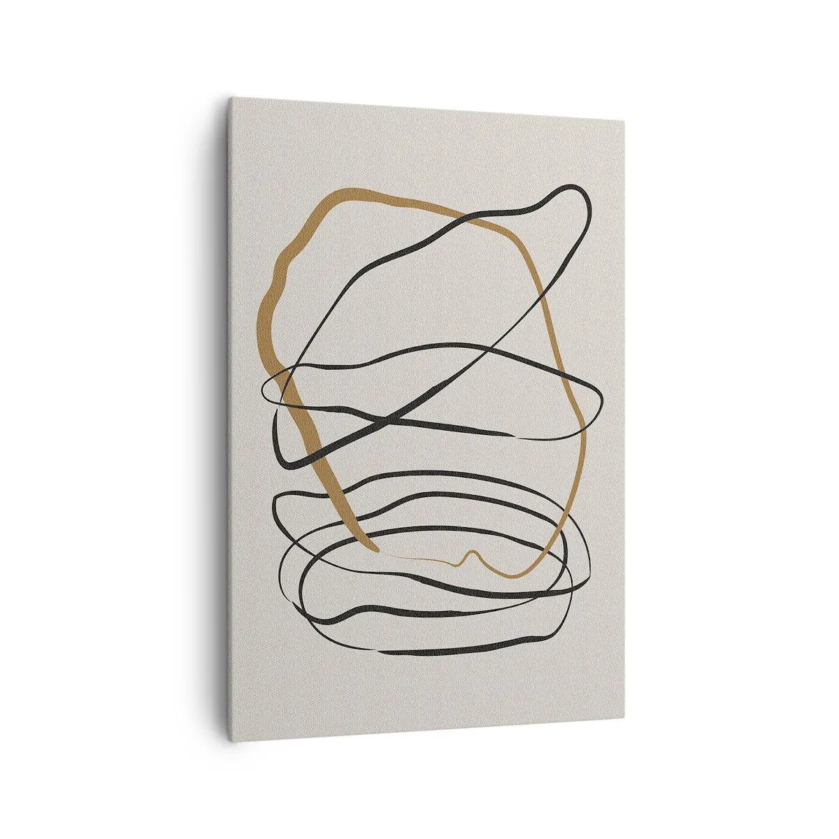 Schilderen op canvas - Compositie – loopdans - 70x100 cm