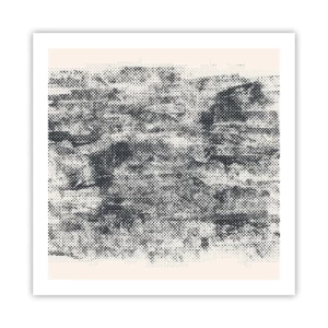 Poster - Mistige compositie - 60x60 cm