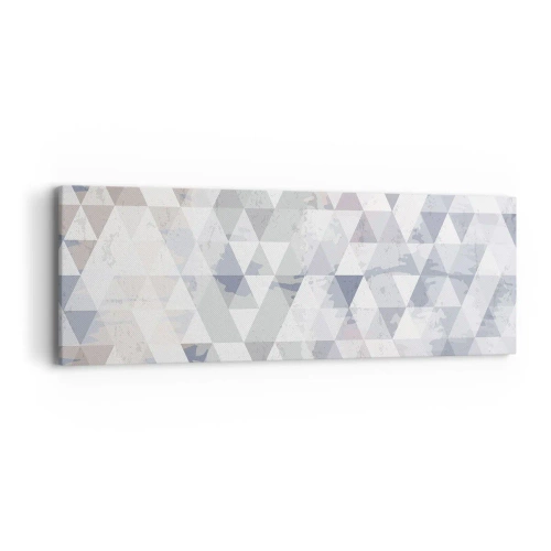 Schilderen op canvas - In ritme op drie - 90x30 cm