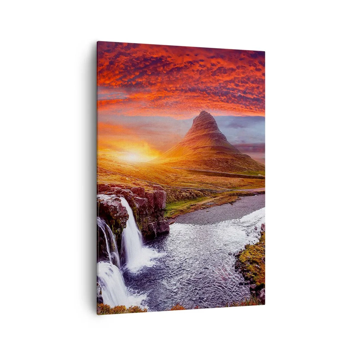 Schilderen op canvas - Een zicht op Midden-aarde - 70x100 cm