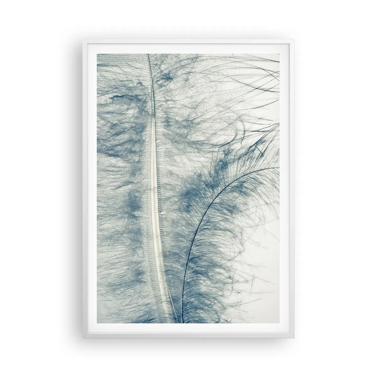 Poster in een witte lijst - Het gefluister van de natuur - 70x100 cm
