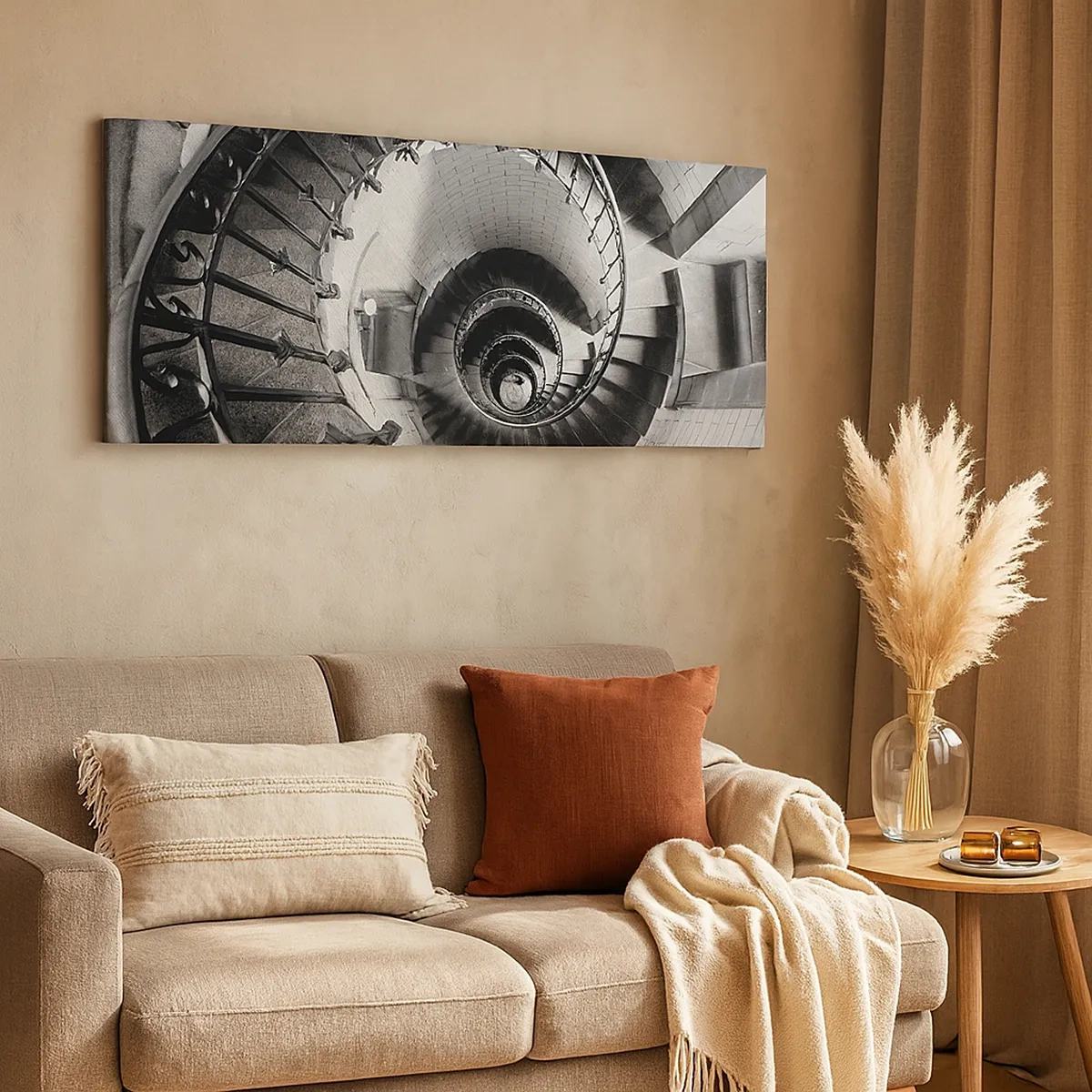 Schilderen op canvas - Hoger en hoger - 30x30 cm