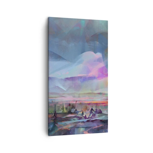 Schilderen op canvas - Onder een welwillende hemel - 45x80 cm