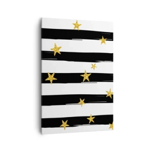 Schilderen op canvas - We zijn allemaal geboren onder een gelukkige ster - 70x100 cm