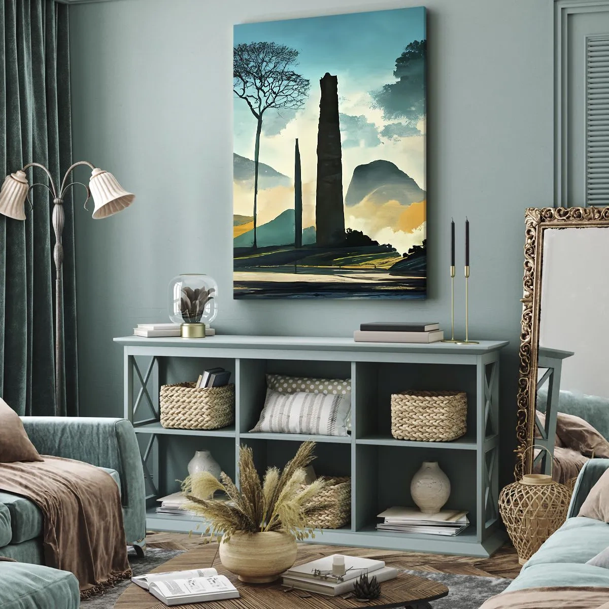 Schilderen op canvas - Nog hoger en hoger - 50x70 cm