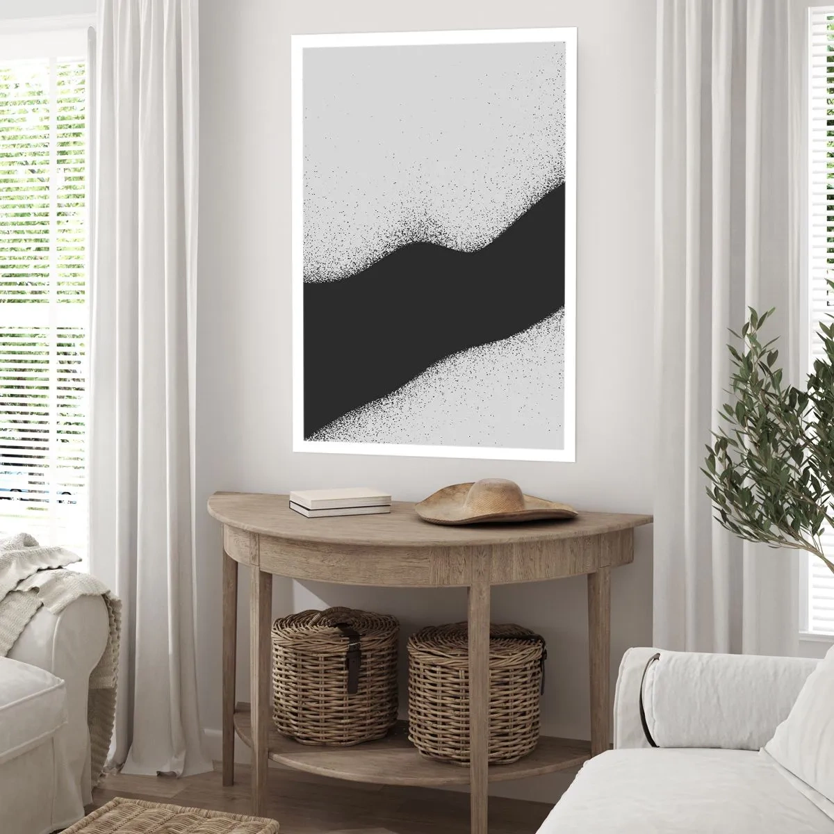 Poster - Vloeibare balans - 70x100 cm