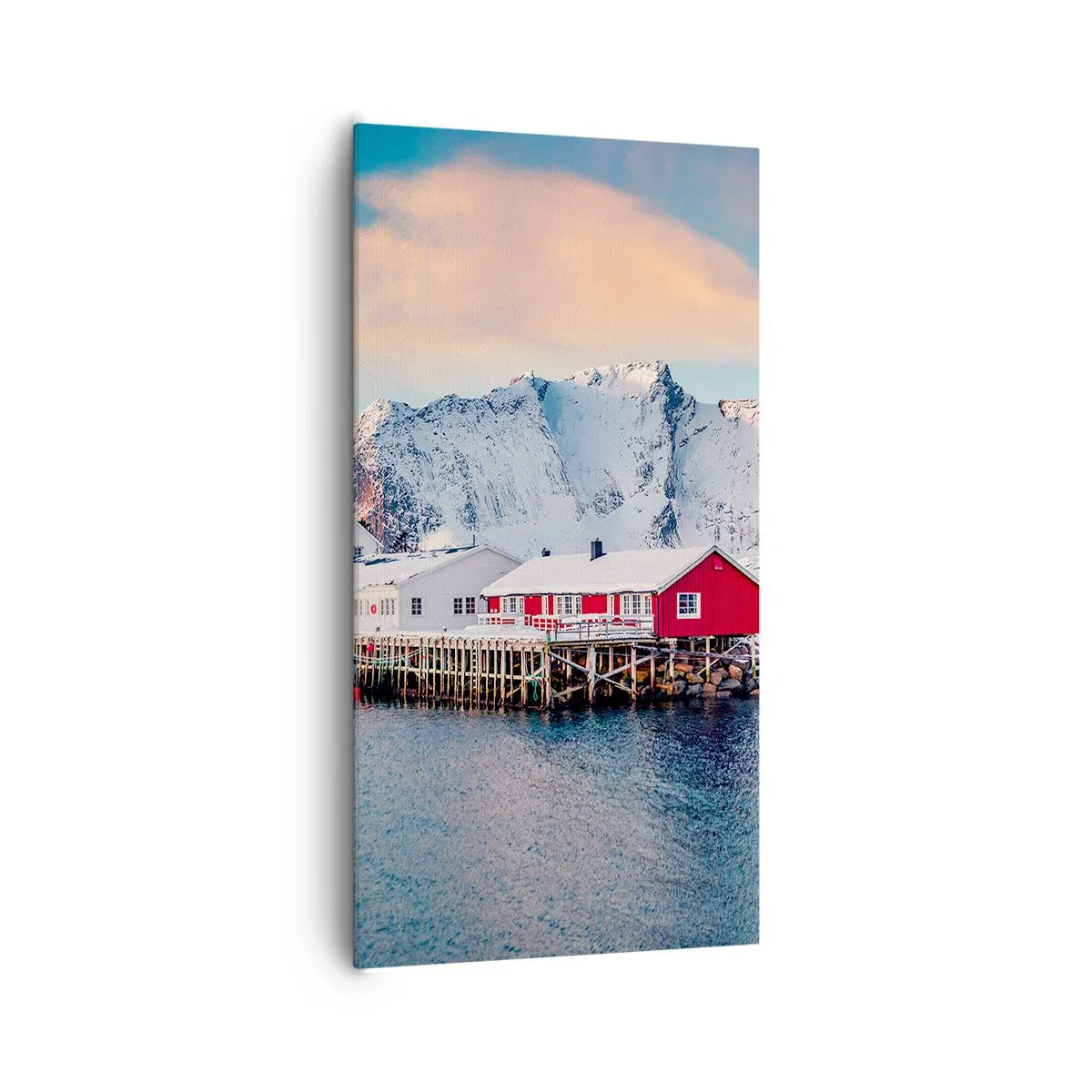 Schilderen op canvas - Noordelijke retraite - 65x120 cm