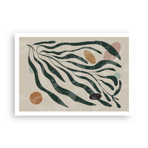 Poster - Tussen het groen - 100x70 cm