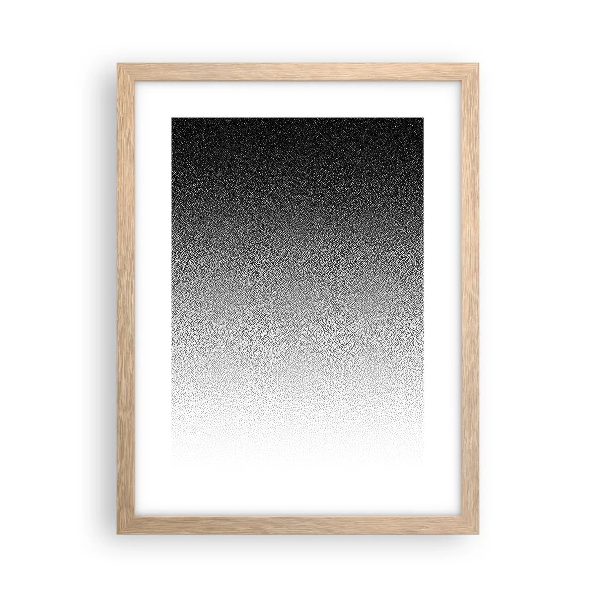 Een poster in een licht eiken lijst - Naar het licht - 30x40 cm