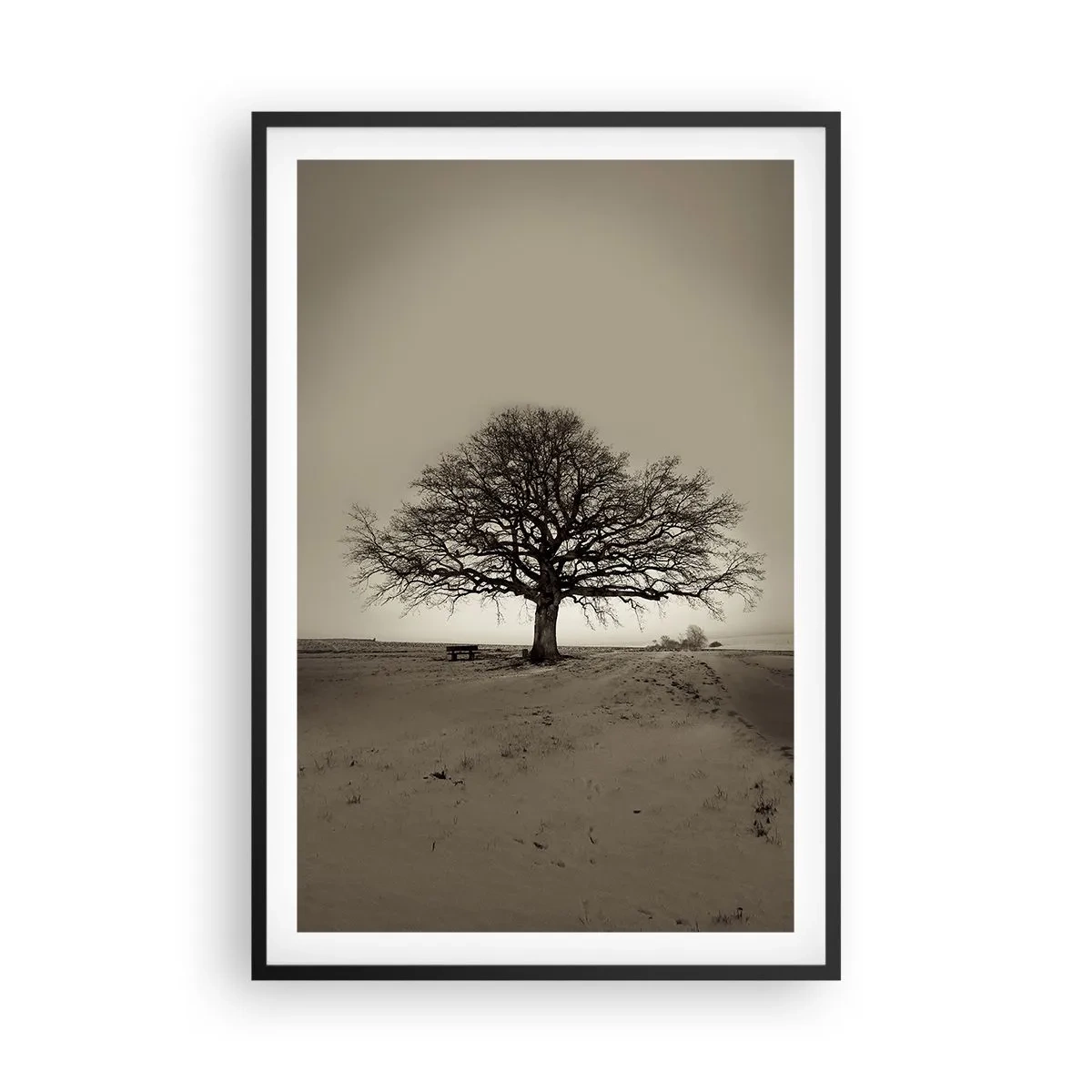 Poster in een zwarte lijst - Van hier tot in de eeuwigheid - 61x91 cm