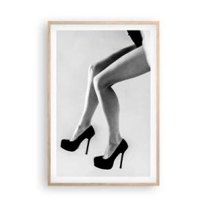 Een poster in een licht eiken lijst - Eeuwige vrouwelijkheid - 61x91 cm