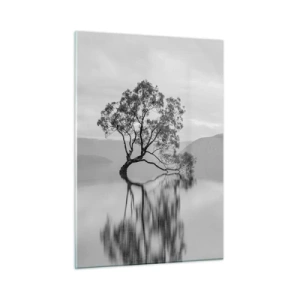 Schilderen op glas - Er is zo'n land - 50x70 cm