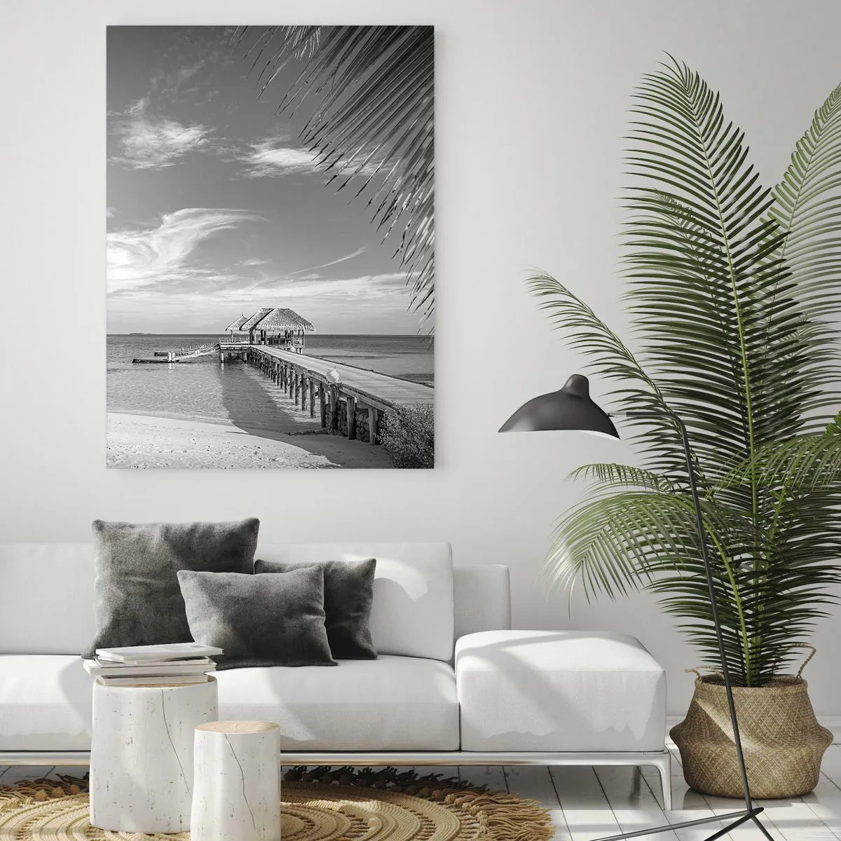 Schilderen op glas - Herinnering of droom? - 50x70 cm