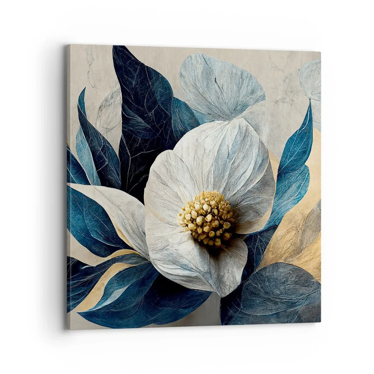 Schilderen op canvas - Hij heeft een hart van goud - 70x70 cm