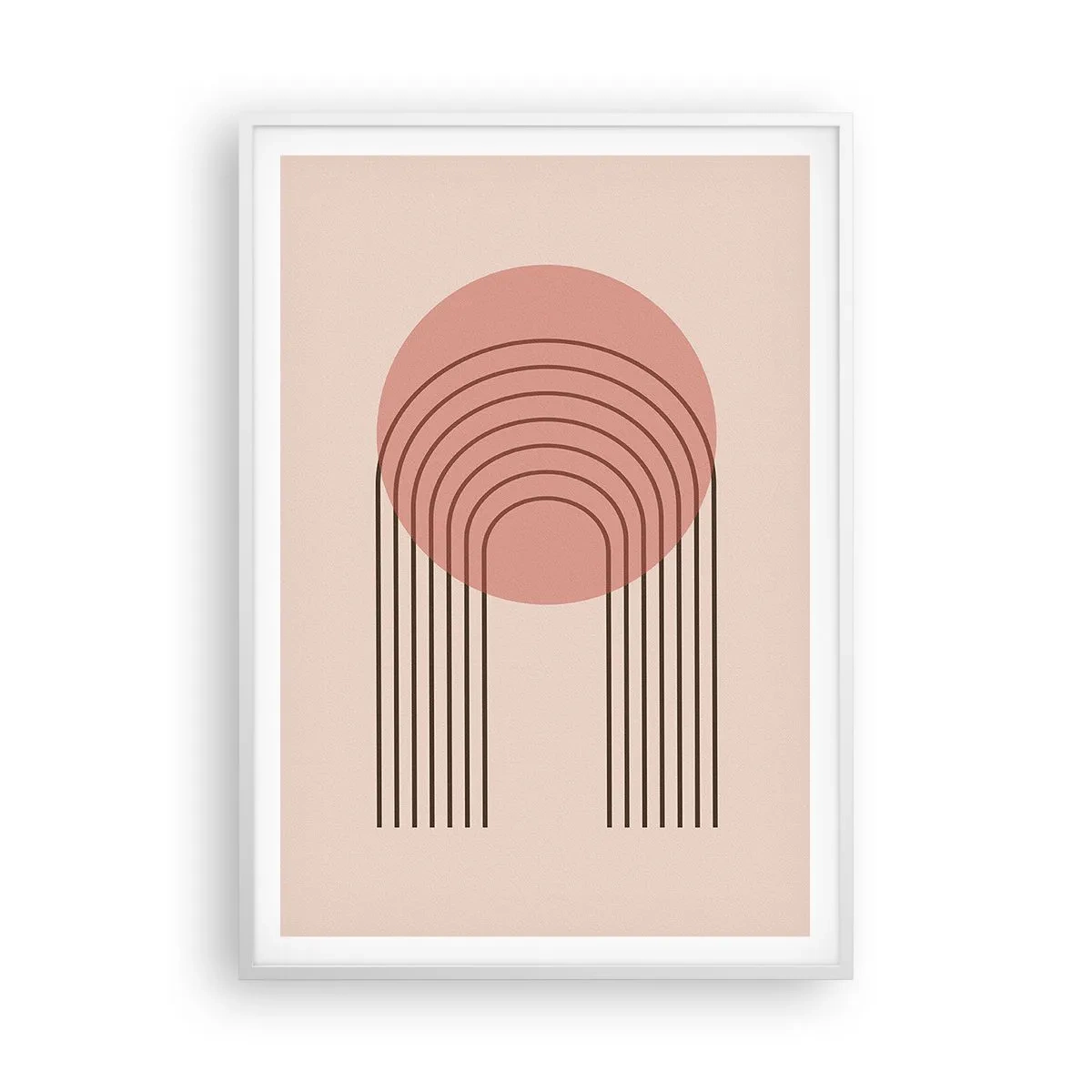 Poster in een witte lijst - Onweerstaanbare aantrekkingskracht - 70x100 cm