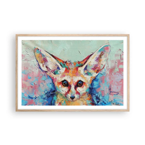 Een poster in een licht eiken lijst - Ben je klaar voor mij? - 91x61 cm