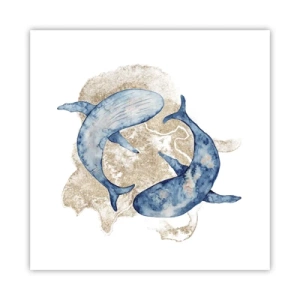 Poster - Vriendschap of liefde? - 40x40 cm