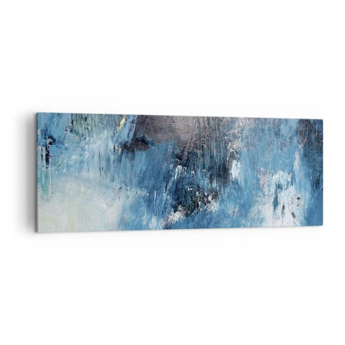 Schilderen op canvas - Rhapsody in Blauw - 140x50 cm