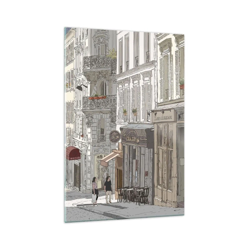 Schilderen op glas - Stadsvreugde - 70x100 cm