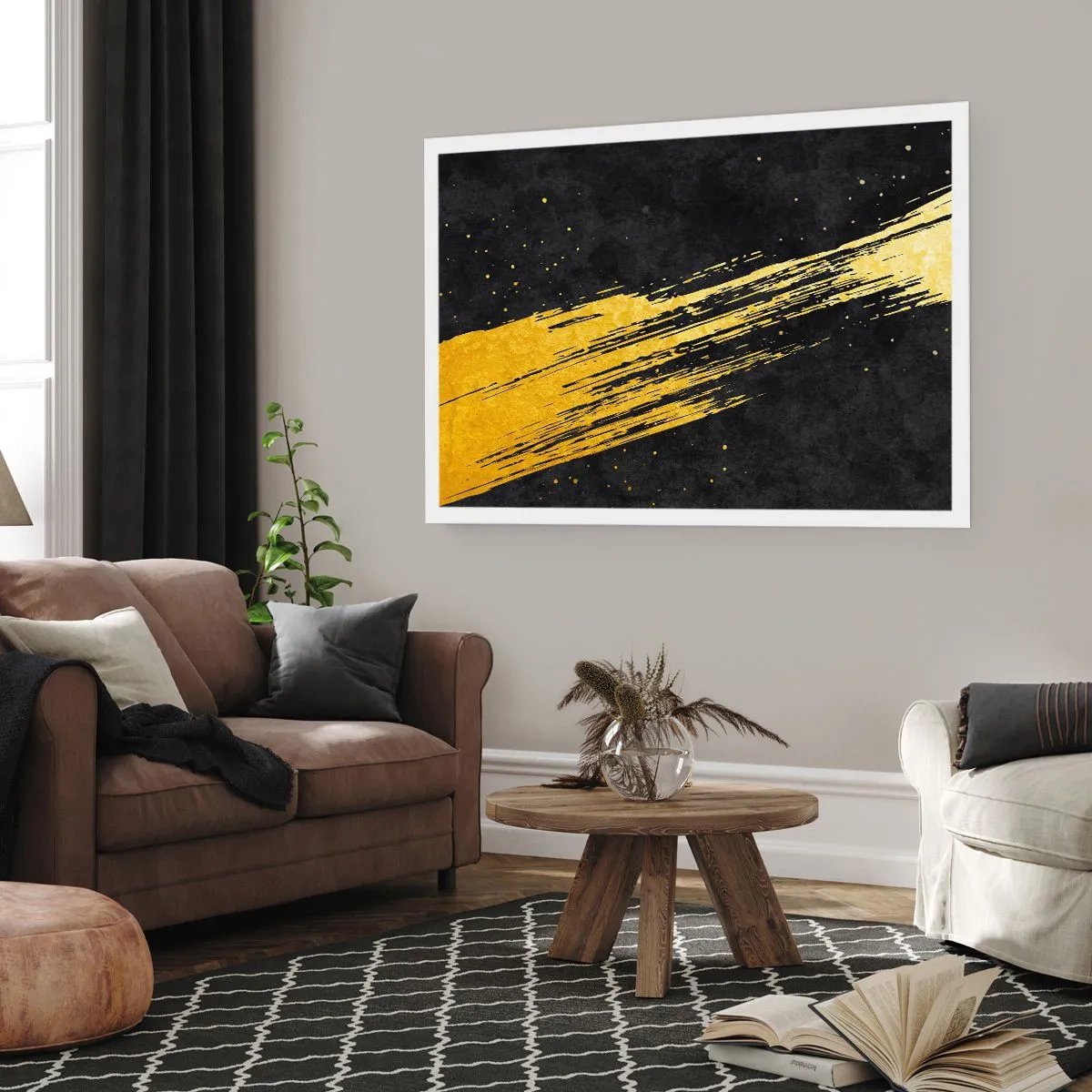 Poster - Spring in hyperruimte - 40x30 cm