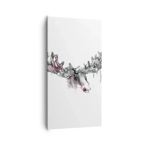 Schilderen op canvas - Kroon van de boskoning - 65x120 cm