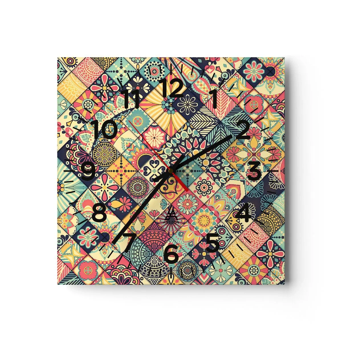 Wandklok - Klok - Marokkaanse sfeer - 30x30 cm