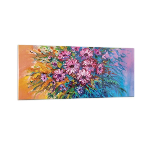 Schilderen op glas - Levensenergie - 100x40 cm