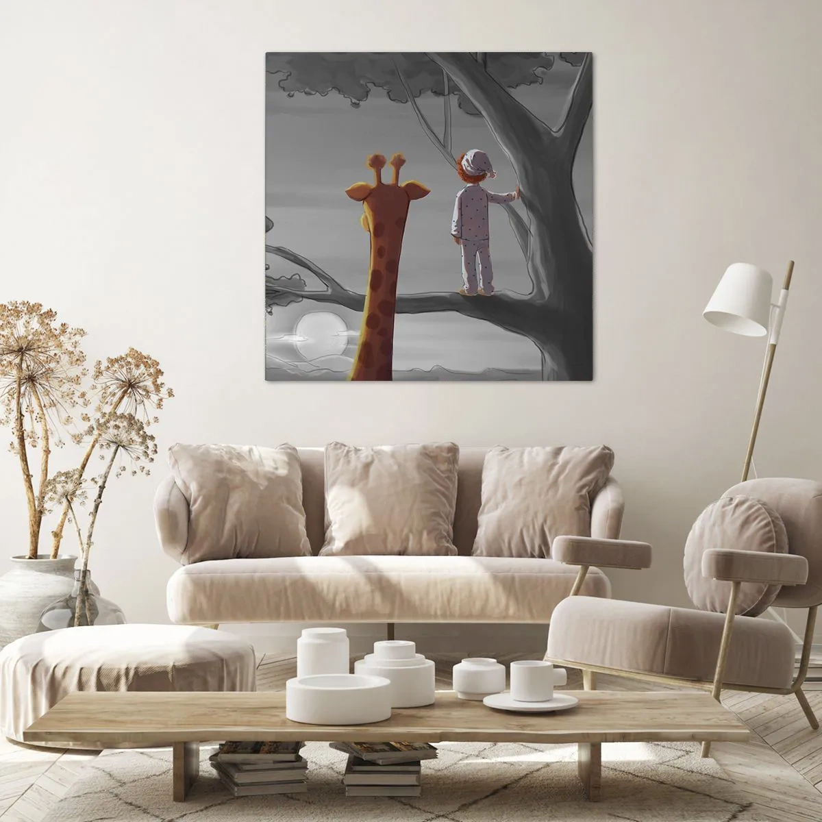 Schilderen op canvas - Dit gebeurt echt - 70x70 cm