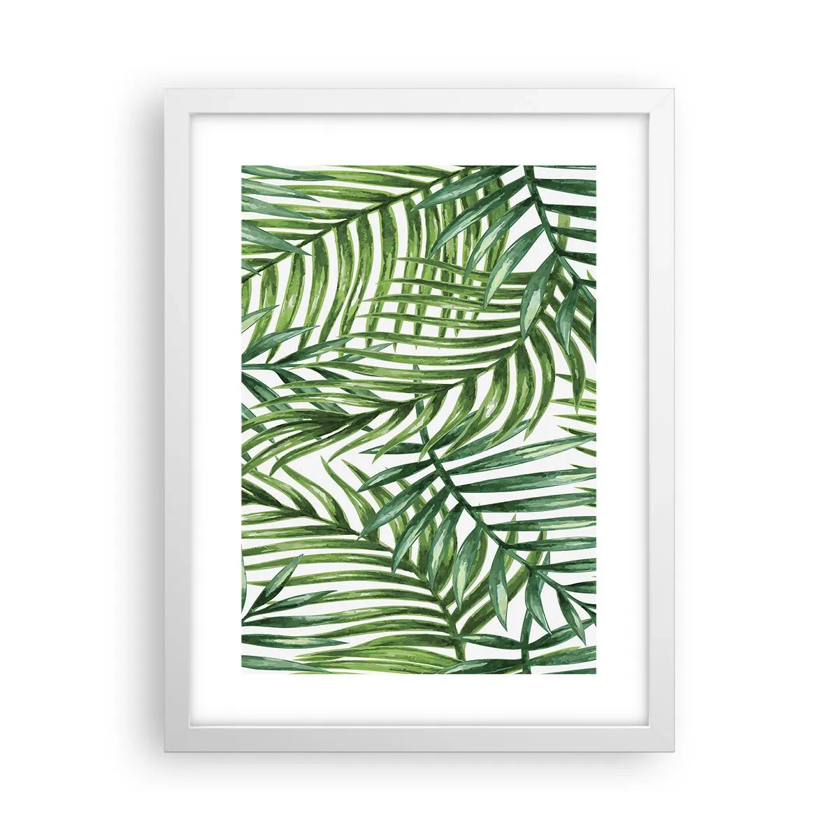 Poster in een witte lijst - Onder de groene luifel - 30x40 cm