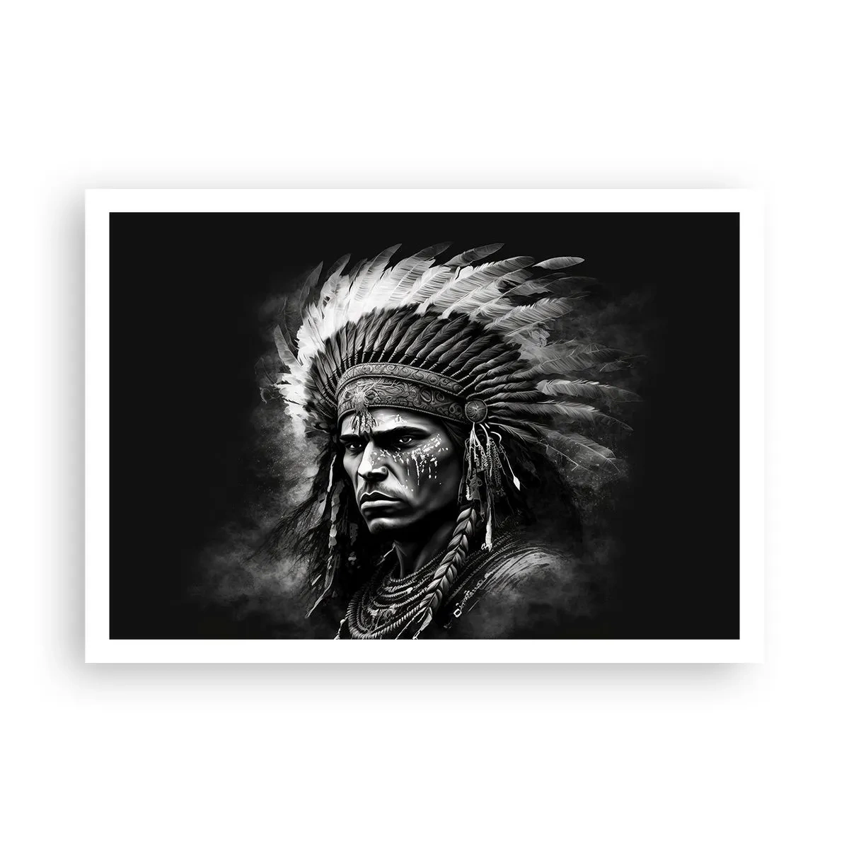 Poster - Een leider en strijder - 100x70 cm