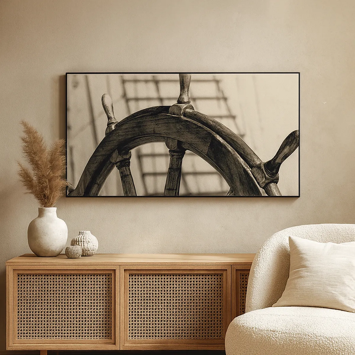 Schilderen op canvas - Zeeverhalen - 30x30 cm