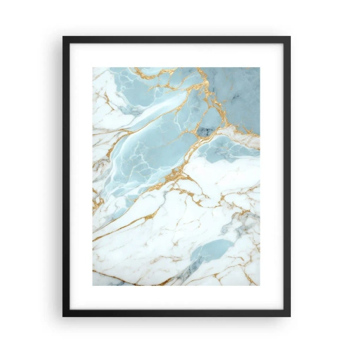 Poster in een zwarte lijst - Rijkdom van steen - 40x50 cm