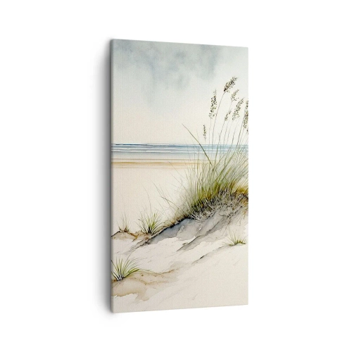 Schilderen op canvas - Vertroeteld door de wind - 45x80 cm