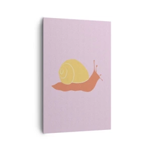 Schilderen op canvas - Er is geen haast - 80x120 cm