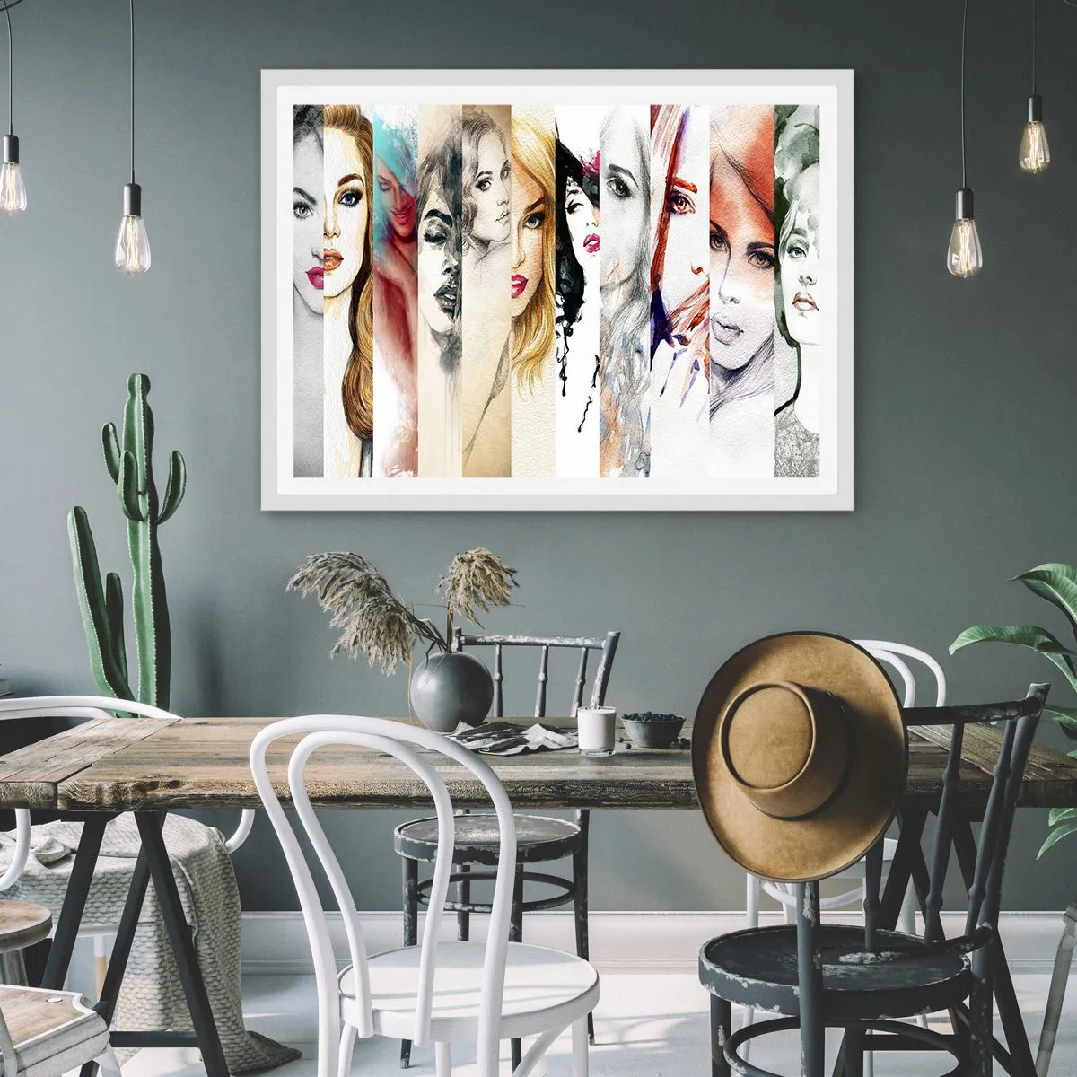 Poster in een witte lijst - En jij bent het altijd - 40x30 cm