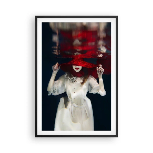 Poster in een zwarte lijst - Hatelijke godin in de Slavische mythologie - 61x91 cm