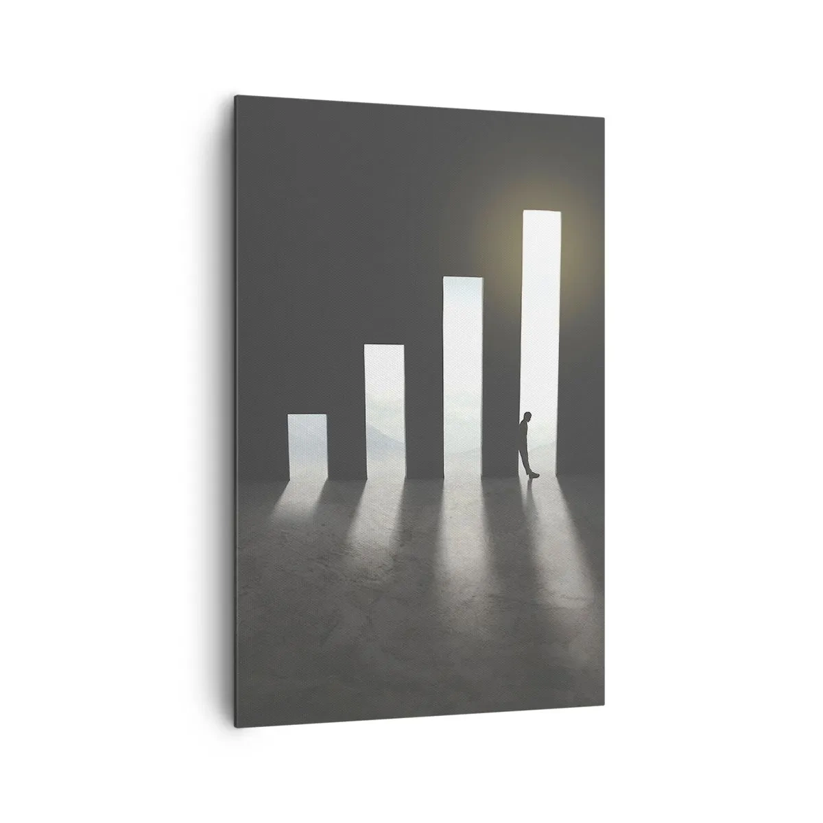 Schilderen op canvas - Succes - impressie - 80x120 cm